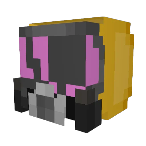 Faye2011_ Minecraft avatar head, 3D render