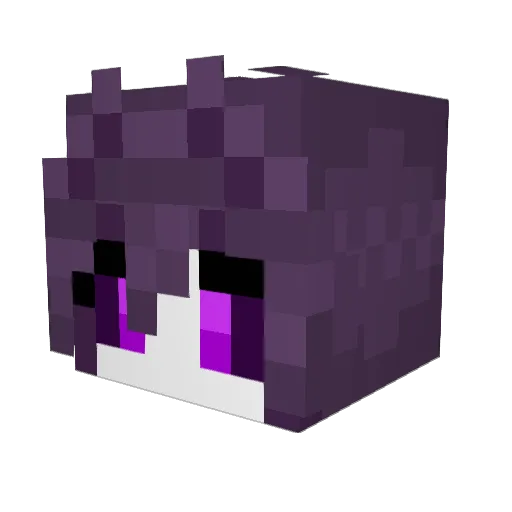 FayeFi Minecraft avatar head, 3D render