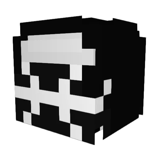FaygoMothra13 Minecraft avatar head, 3D render