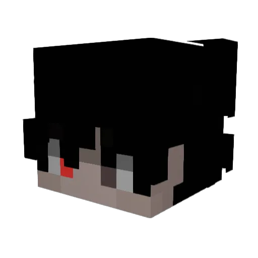 Faylipek_7 Minecraft avatar head, 3D render
