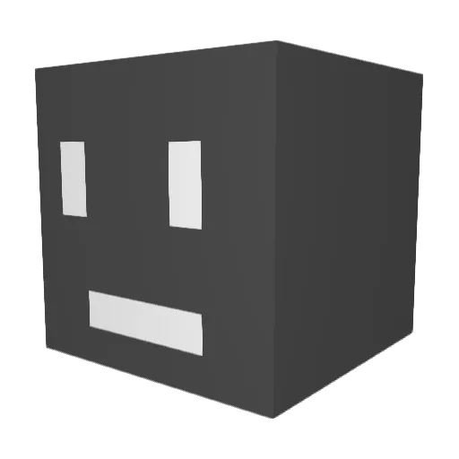 Faylixx Minecraft avatar head, 3D render