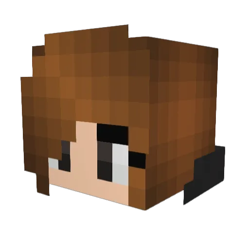 Faythofdragons Minecraft avatar head, 3D render