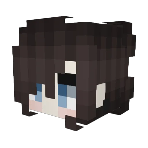 FazbearFrights Minecraft avatar head, 3D render