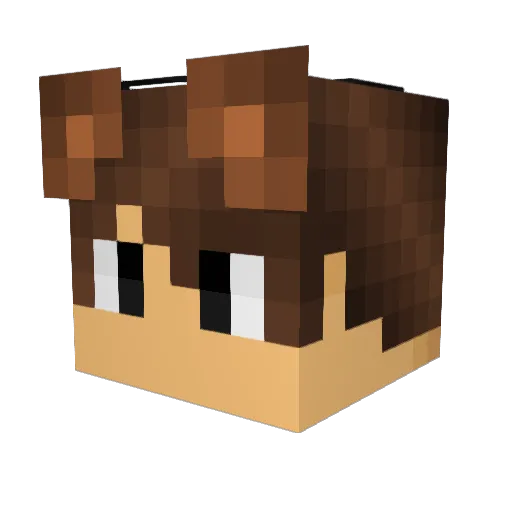 Fazbearsfright5 Minecraft avatar head, 3D render
