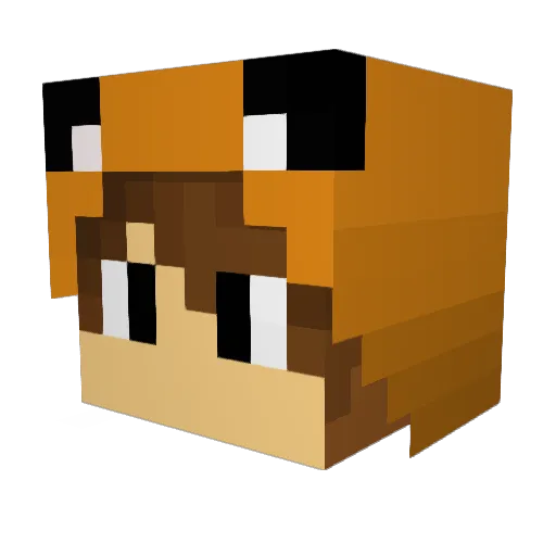 FazeAngelaMerkel Minecraft avatar head, 3D render
