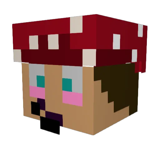 FazeChemo Minecraft avatar head, 3D render