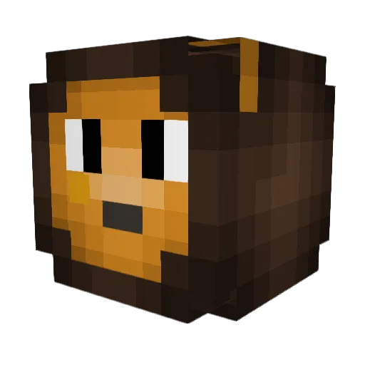FazeDowny Minecraft avatar head, 3D render