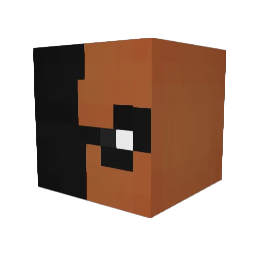 FazeEpstien Minecraft avatar head, 3D render