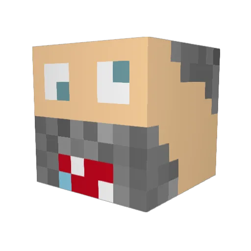 FazeGaming Minecraft avatar head, 3D render
