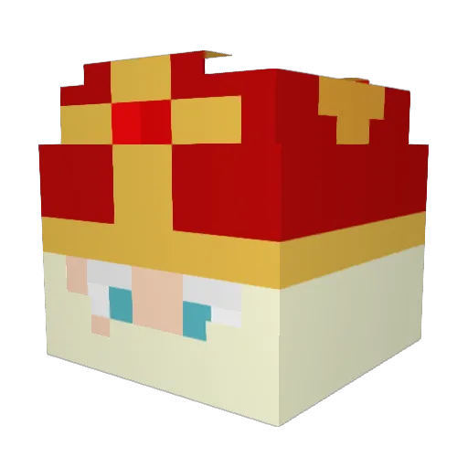 Faze_Huib03 Minecraft avatar head, 3D render