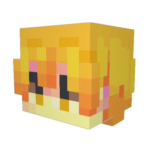 Faze_Shiep Minecraft avatar head, 3D render