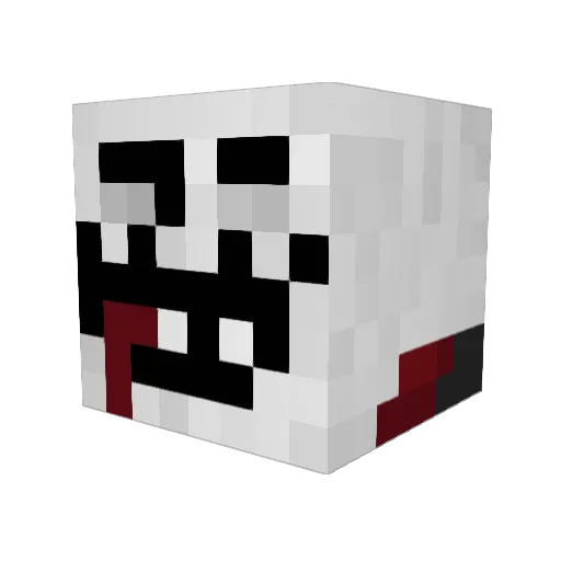 Fazer_op Minecraft avatar head, 3D render