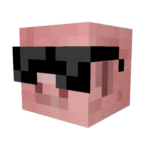 Fazwar007 Minecraft avatar head, 3D render