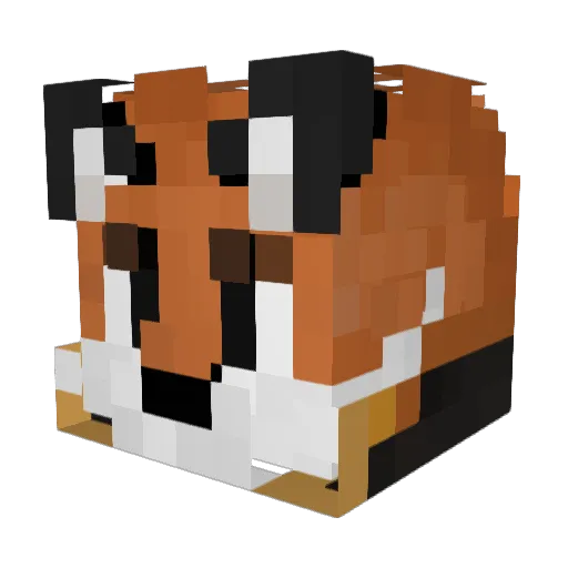 FbIP4ALKA Minecraft avatar head, 3D render