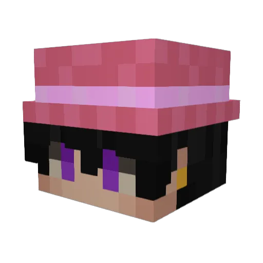 Fbz78 Minecraft avatar head, 3D render