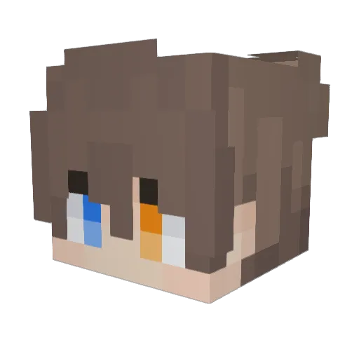 Fcb_JustRussia Minecraft avatar head, 3D render