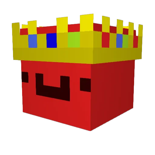 Fdb8C7exA21 Minecraft avatar head, 3D render