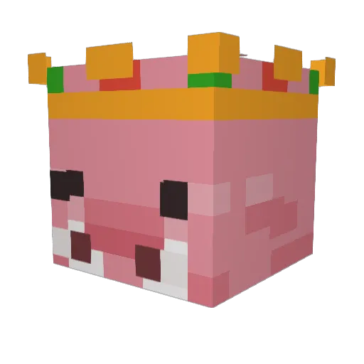 Fdp0912 Minecraft avatar head, 3D render