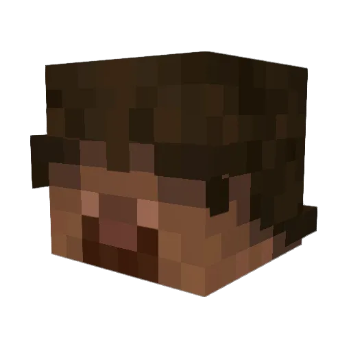 FeAr2618 Minecraft avatar head, 3D render