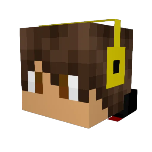 FeNiXx_HD Minecraft avatar head, 3D render