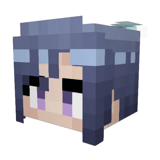 FeRoid Minecraft avatar head, 3D render