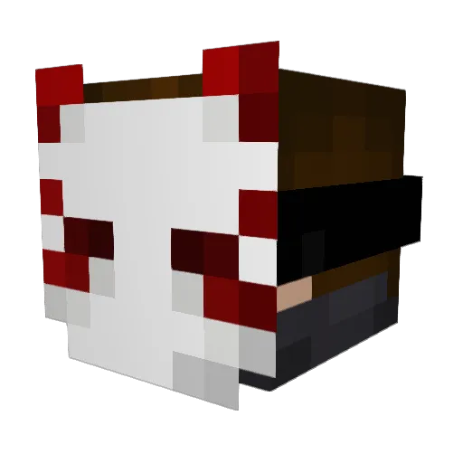 FeSiPo Minecraft avatar head, 3D render