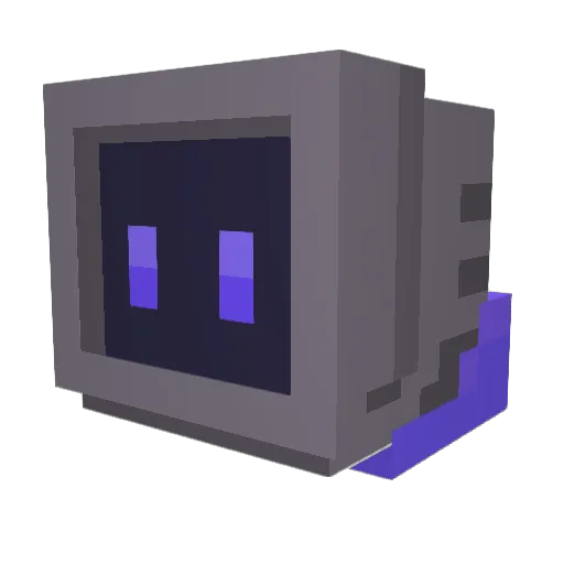 FeXo6391 Minecraft avatar head, 3D render