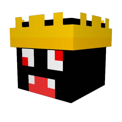 FeaaR Minecraft avatar head, 3D render