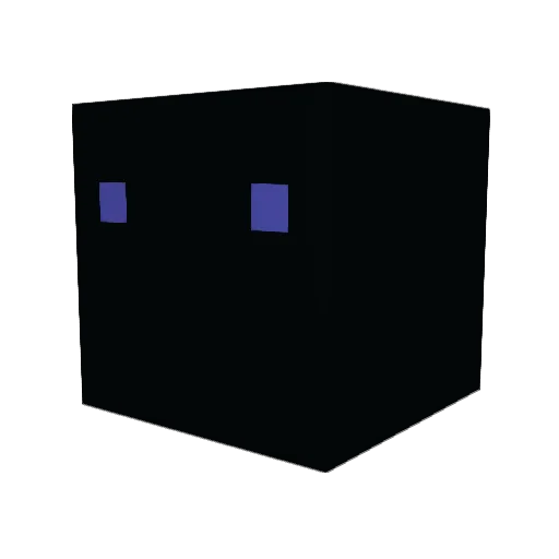 FealDeath Minecraft avatar head, 3D render