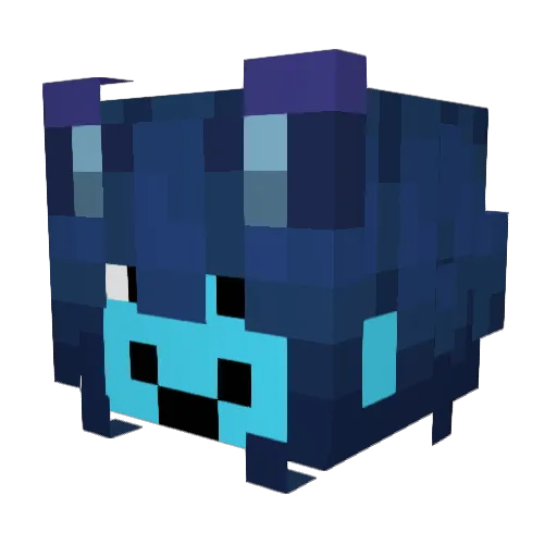 Fealion Minecraft avatar head, 3D render