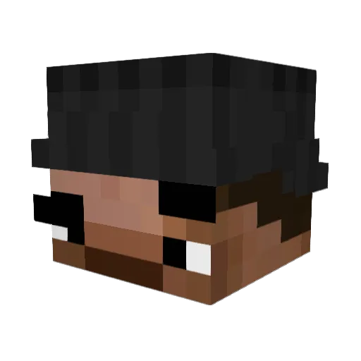 Feanek66 Minecraft avatar head, 3D render
