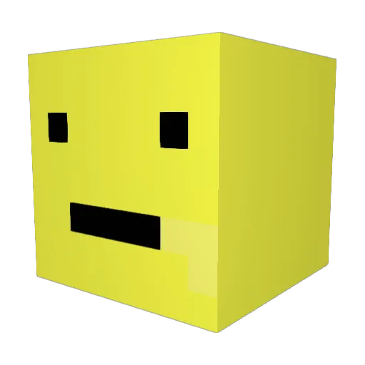 Fear1502 Minecraft avatar head, 3D render