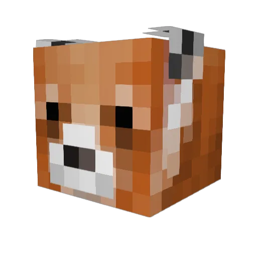 FearAjay Minecraft avatar head, 3D render