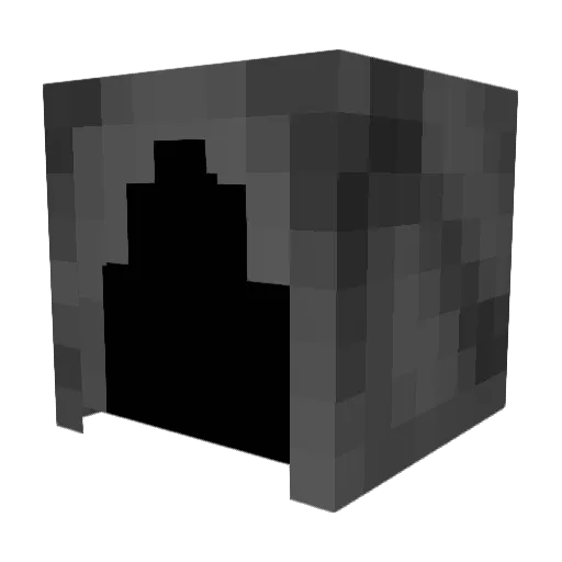 FearHorseman Minecraft avatar head, 3D render