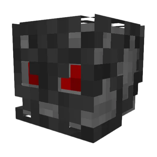 FearL3ss Minecraft avatar head, 3D render
