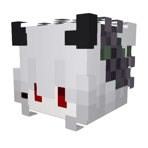 FearMyName Minecraft avatar head, 3D render