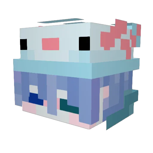 FearMyNukes Minecraft avatar head, 3D render