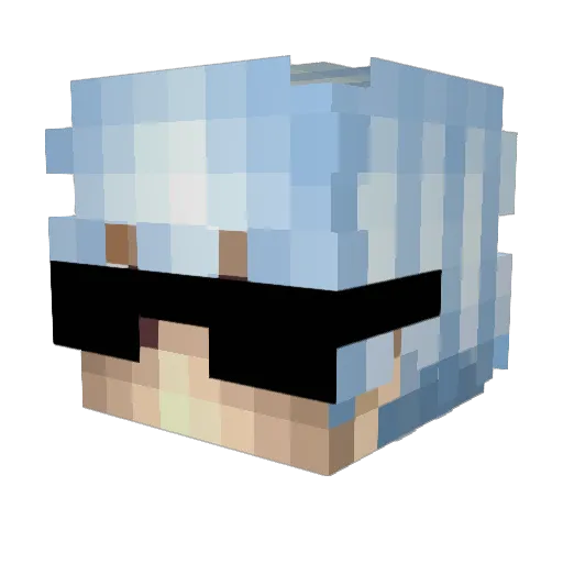 FearOfRaijin Minecraft avatar head, 3D render