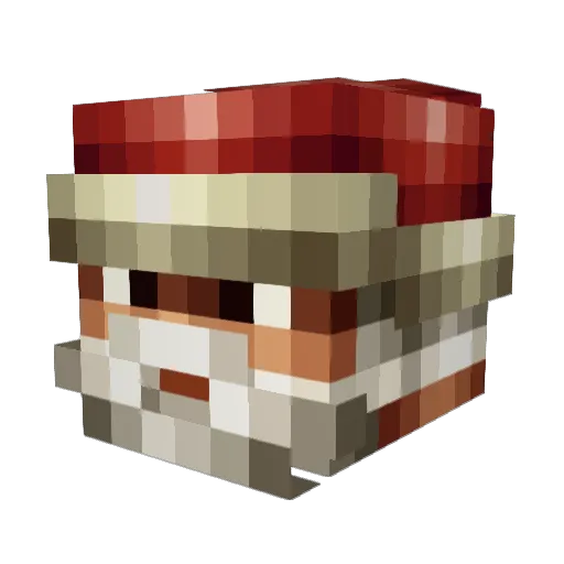 FearTheBeard96 Minecraft avatar head, 3D render