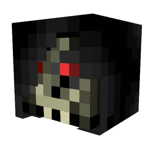 FearTheFuture Minecraft avatar head, 3D render