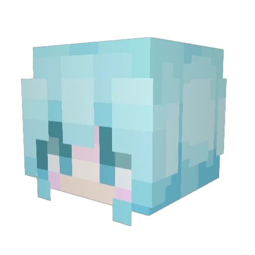 FearTheIz Minecraft avatar head, 3D render