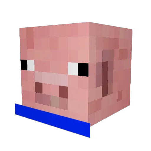 Fear_Shadows Minecraft avatar head, 3D render