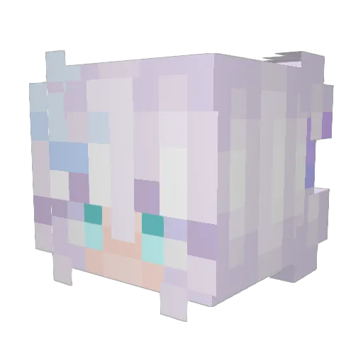 FearedFull Minecraft avatar head, 3D render