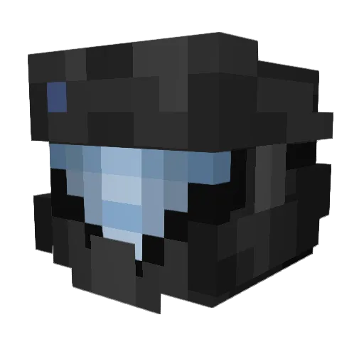Fearfulsun_ Minecraft avatar head, 3D render