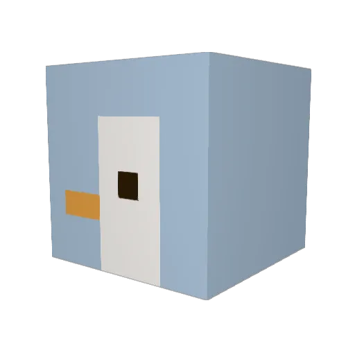 FearingLucy Minecraft avatar head, 3D render