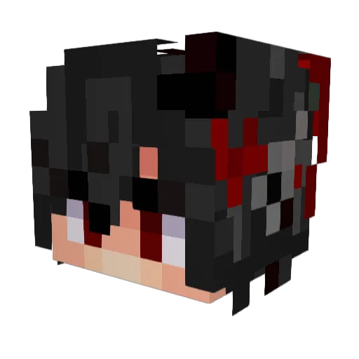 FearlesSoup Minecraft avatar head, 3D render