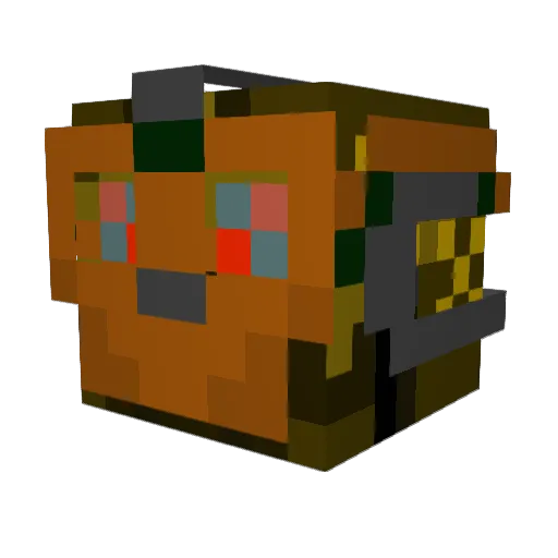 FearlessReaper44 Minecraft avatar head, 3D render