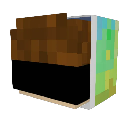 Fearlessalt Minecraft avatar head, 3D render