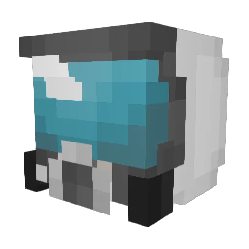 Fearlessgeek Minecraft avatar head, 3D render
