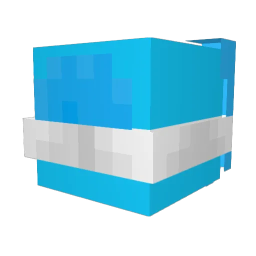 Fearlyn Minecraft avatar head, 3D render